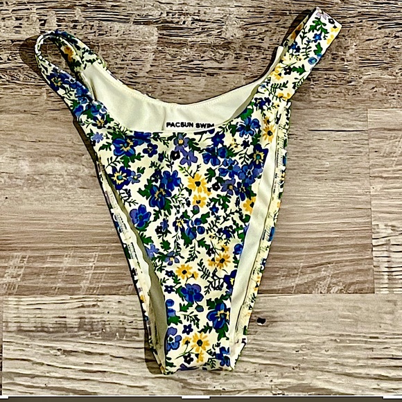 PacSun Floral Piper High Cut Bikini Bottom - Picture 10 of 12